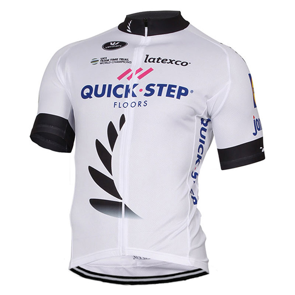 2017 Maglia Quick Step Floors bianco - Clicca l'immagine per chiudere